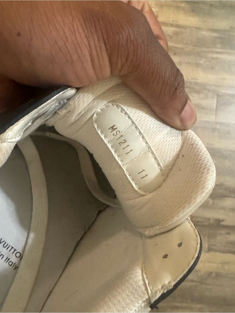 Louis Vuitton Black and White Monogram Low-Top Sneaker - Picture 5 of 5